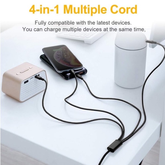Multi Charging Universal 4 in 1 USB Charger Cord (sold separately) - Picture 8 of 13